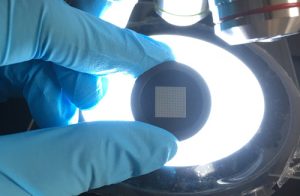 Mounted pinhole array